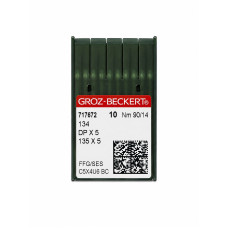 Промислові швейні голки Groz-Beckert DPx5 (135x5) Nm 90/14 FFG/SES