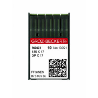 Промислові голки Groz-Beckert DPx17 (135x17) Nm 130/21 FFG/SES