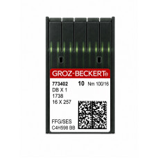 Промислові швейні голки Groz-Beckert DBx1 Nm 100/16 FFG/SES