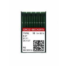 Промислові голки для оверлока Groz-Beckert B27 (DCx27) Nm 90/14 RG