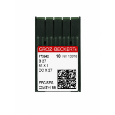 Промислові голки для оверлока Groz-Beckert B27 (DCx27) Nm 100/16 FFG/SES