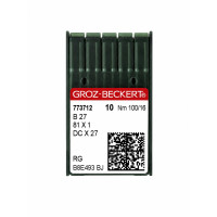 Промислові голки для оверлока Groz-Beckert B27 (DCx27) Nm 100/16 RG