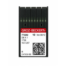 Промислові швейні голки Groz-Beckert DBx1 Nm 80/12 R