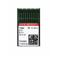 Промислові голки для оверлока Groz-Beckert B27 (DCx27) Nm 90/14 FFG/SES