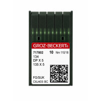 Промислові швейні голки Groz-Beckert DPx5 Nm 110/18 FG/SUK