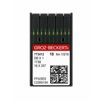 Промислові швейні голки Groz-Beckert DBx1 Nm 110/18 FFG/SES