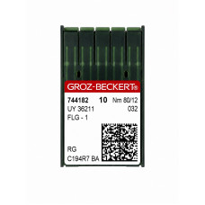 Промислові сліпі голки для флетлоків Groz-Beckert UY 36211 (FLG-1) Nm 80/12 RG