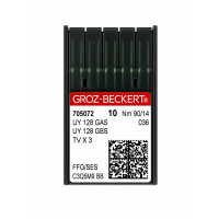 Промислові голки для розпошивальних машин Groz-Beckert UY 128 GAS Nm 90/14 FFG/SES