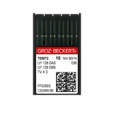 Промислові голки для розпошивальних машин Groz-Beckert UY 128 GAS Nm 90/14 FFG/SES