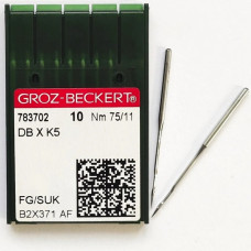 Промислові вишивальні голки Groz-Beckert DBxK5 Nm 75/11 FG/SUK